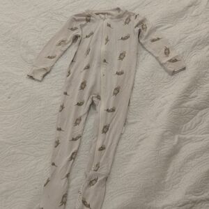 Bamboo Little Owl Print Kids One Piece